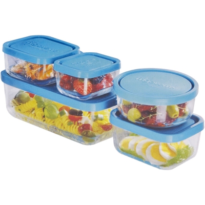 Contenitori Frigoverre Set 5 Pz.Compact - BORMIOLI