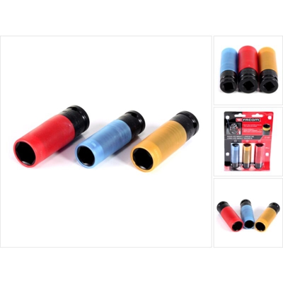 Facom NSI.3L Chiavi a bussola 1/2¨ Impact - 3 pz. da 17, 19, 21 mm