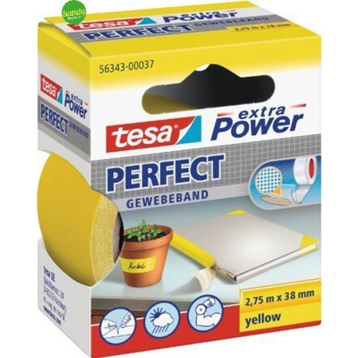 Tesa - Nastro Ribbon Duct Potenza Extra 2.75M Giallo: 38Mm (A 6)