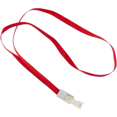 Laccio per sospeso di carta d'identità in collo rosso - Primematik