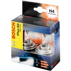 Bosch 1 Lampadina H4 Plus 50 040 55W 65W Faro Di Profondita +50% Luce características