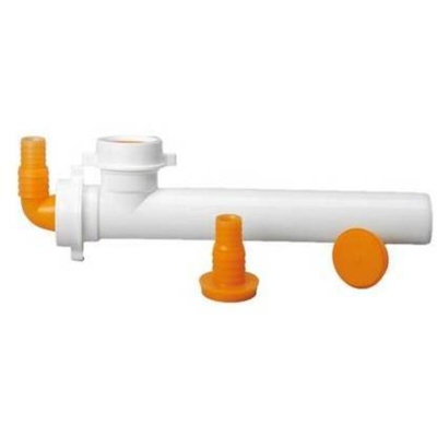 RACCORDO 2 VIE DIAM. 40 CON ATTACCO LAVATRICI E LAVASTOVIGLIE 230MM Diam. 40 x 230mm - LIRA