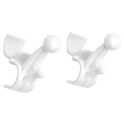 Coppia Ganci Per Termoarredo 'Scatto' | Bianco - DH en oferta