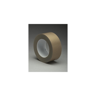 Nastro antiaderente in teflon (PTFE) e fibra di vetro con adesivo siliconico 3M 5453 25 mm x 33 m x 0,210 mm