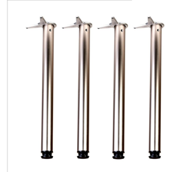 Gambe per Tavolo/Set di 4 Gambe KLOSE BESSER, "Cromate", Altezza 710 mm, Diametro 60 mm precio