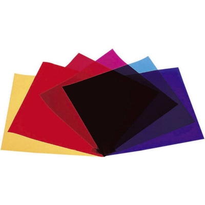 Pellicola a colori Kit da 6 Eurolite Rosso, Blu, Verde, Giallo, Viola, Violetto Adatto per (palcoscenico)PAR-64, PAR 36