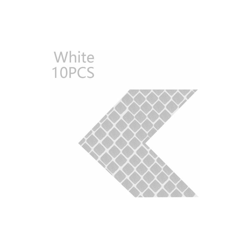 Chevron adesivi realizzati con materiale rifrangente scotchlite 3M? Colore - Bianco precio