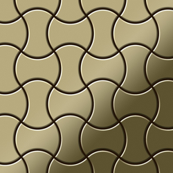 Mosaico metallo solido Ottone laminato oro spesso 1,6 mm ALLOY Infinit-BM disegnato da Karim Rashid precio