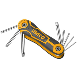 Ingco - Set 8 chiavi torx con supporto características