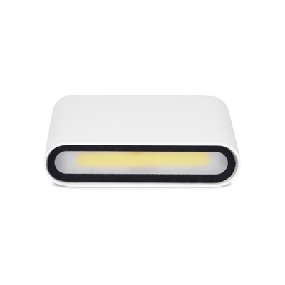 Wisdom - Applique Led 10W IP65 per esterno ed interno Slim Bianco Neutro 4000K bianco