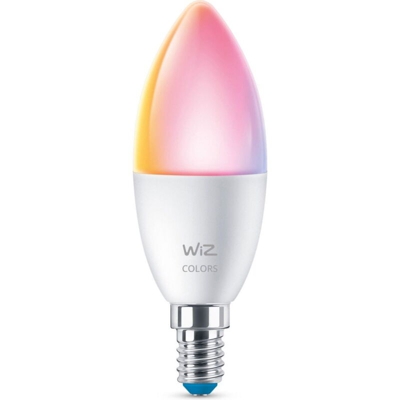 40WCANDELATW+RGB LAMPADA WIZ COLOR CANDELA SMERIGLIATA 40W E14 78709700 - Philips Consumer Luminaries