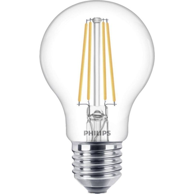 LED (monocolore) Classe energetica: A++ (A++ - E) Philips Lighting Classic 77757900 E27 Potenza: 7 W Bianco caldo