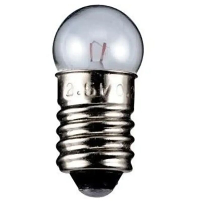 Goobay - lampadina globulare chiara 3,7 volt 1,10 watt CE E10 trasparente wnt 9324