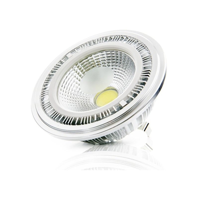Lampadina AR111 COB Oscuratoreabile Con Esterno Driver 12W 1000Lm 30.000H | Bianco Caldo (HO-AR111DIM-12W-CW) - GREENICE