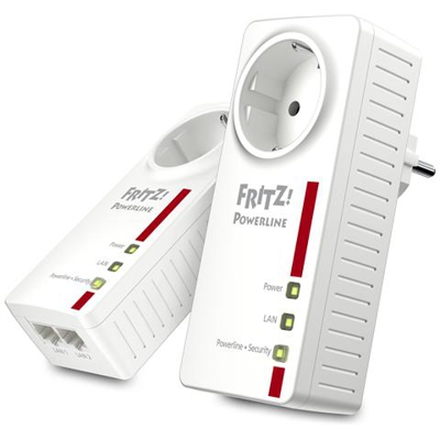 AVM FRITZ!Powerline 1220E 1200Mbit / s Collegamento ethernet LAN Bianco 2pezzo (i) adattatore di rete powerline