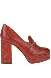Aretha crocodile print pumps características