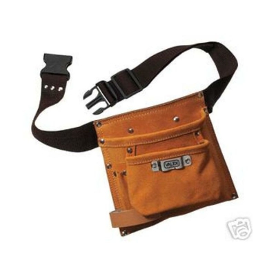 Unbranded - Borsa portattrezzi in cuoio per carpenteria
