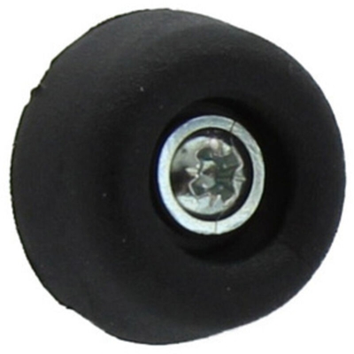 Plastimetal - CONF.8 SOTTOSEDIE CONO C VITI MM.25 NERO* (1 CF)