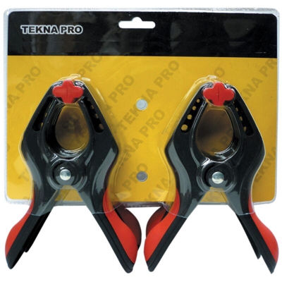 Generico - MINI MORSETTI A MOLLA SERR.25MM.BL.4 PZ. (1 CF)