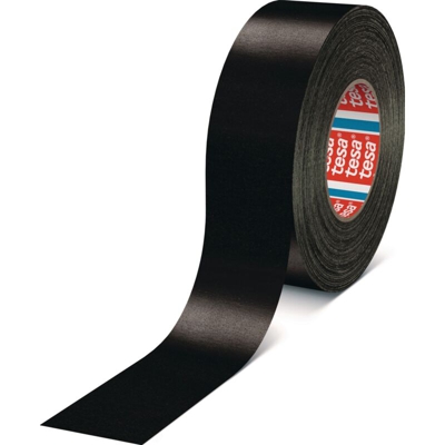 Nastro Tela Tesaband Nr.4651-04 50M: 38Mm Nero (A 4)
