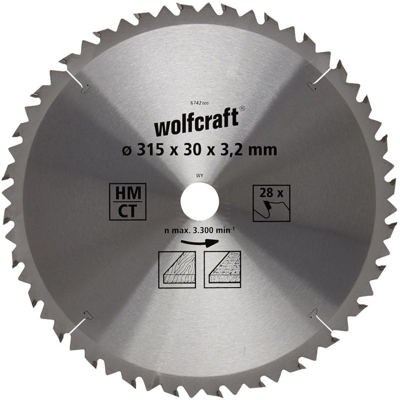 Wolfcraft Serie marrone - tagli rapidi, fini - 6742000