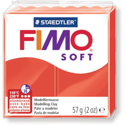 Pasta fimo soft 24 - 56 g rosso indiano - HAMMELEY en oferta