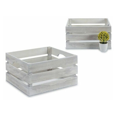 Scatola portaoggetti Bianco (36 x 18 x 26 cm) - GIFT DECOR