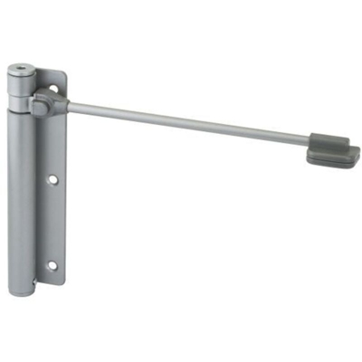 CHIUDIPORTA A MOLLA ART.114 tipo sinistro - cromo satinato - ALDEGHI