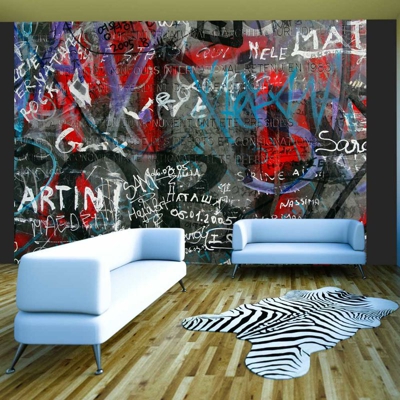Fotomurale Urban graffiti cm 200x154 cm 200x154 Artgeist