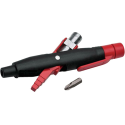 NWS 2005-8-SB Chiave per armadi Plastica, Zinco Nero, Rosso en oferta