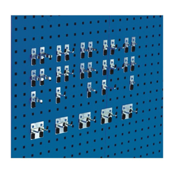 BOTT Assortimento portautensili 30 pz. zincato per lamiere forate. características