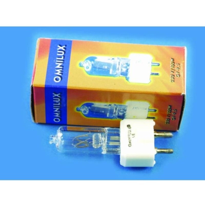 Lampadina alogena per effetti Omnilux Studiolampe 88381005 GY9.5 Potenza: 100 W Bianco