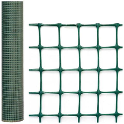 Rete Da Giardino Quadrata Maglia 50 Mm Rotolo Altezza 1 X 25 Metri Verde características
