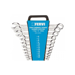 Fervi - SERIE CHIAVI COMBINATE CROMATE, LUCIDATE A SPECCHIO en oferta