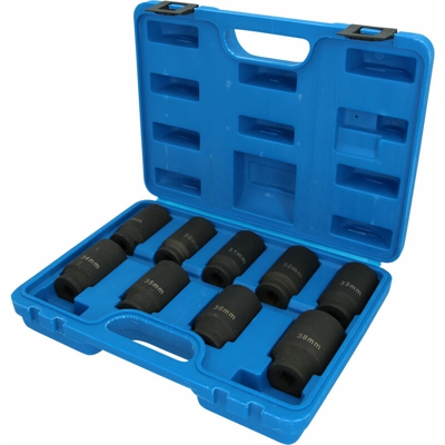 Brilliant Tools Set di prese per albero motore, 9 pz.
