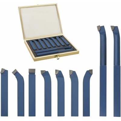 Vidaxl - Set di Utensili per Tornitura 11 pz in Metallo Duro 12x12mm P30