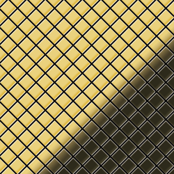 Mosaico metallo solido Ottone laminato oro spesso 1,6 mm ALLOY Diamond-BM características
