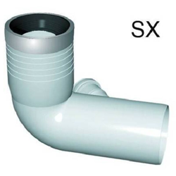 Curva Wc Prolungata 1 Attacco Con Guarnizione E Tappo D. 110-116-50 Sx - NICOL características