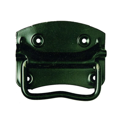 Maniglia per mobili americana in ferro nero 11 x 8,5 cm 12 pezzi - IDROWEB en oferta