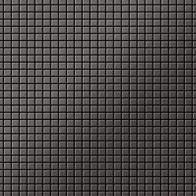 Mosaico metallo solido Titanio spazzolato Smoke grigio scuro spesso 1,6 mm ALLOY Glomesh-Ti-SB