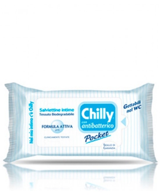 Chilly Con Antibatterico Pocket Formula Attiva 12 Salviette Intime