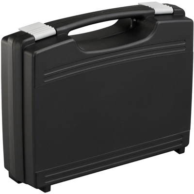Valigetta in plastica, design moderno ed elegante mod.17026 Valigetta con 2 spugne colore nero spugne con spugne - SOCEPI
