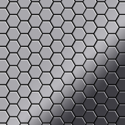 Mosaico metallo solido Acciaio inossidabile specchiato grigio spesso 1,6 mm ALLOY Honey-S-S-M precio