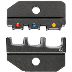 Knipex 97 49 06 Matrice di crimpaggio Capocorda isolato, Connettori a spina isolato, Connettore di testa isolati 0.5 fi precio