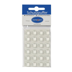 Tampone di protezione CLEAR quadrato quadrato 12,6mm altezza 5,8mm plastica trasparente - QUALITY BRAND precio