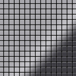 Mosaico metallo solido Acciaio inossidabile Marine specchiato grigio spesso 1,6 mm ALLOY Mosaic-S-S-MM características