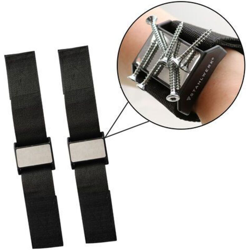 Bracciale magnetico per viti, chiodi e cose piccole, Set di 2, alta forza di adesione - STAHLWERK precio
