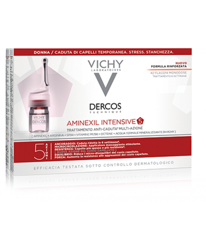Vichy Dercos Aminexil Intensive 5 Trattamento Anticaduta Donna 21 Fiale precio