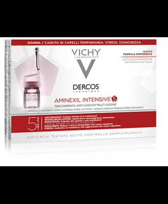 Vichy Dercos Aminexil Intensive 5 Trattamento Anticaduta Donna 21 Fiale