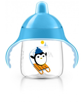 Philips Avent Tazza Con Beccuccio Decorata Azzurra 340ml